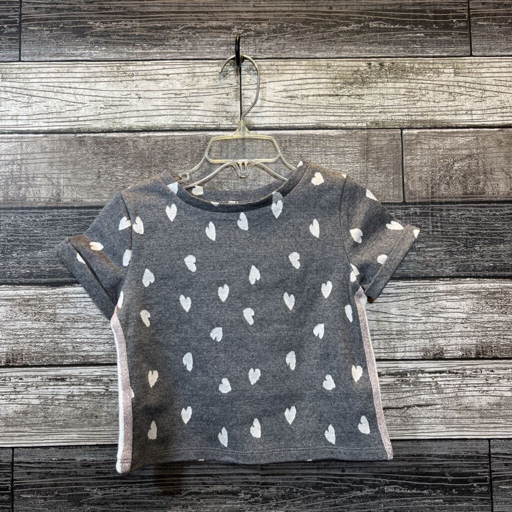 NWT KIDPIK SS HEART SHIRT 3