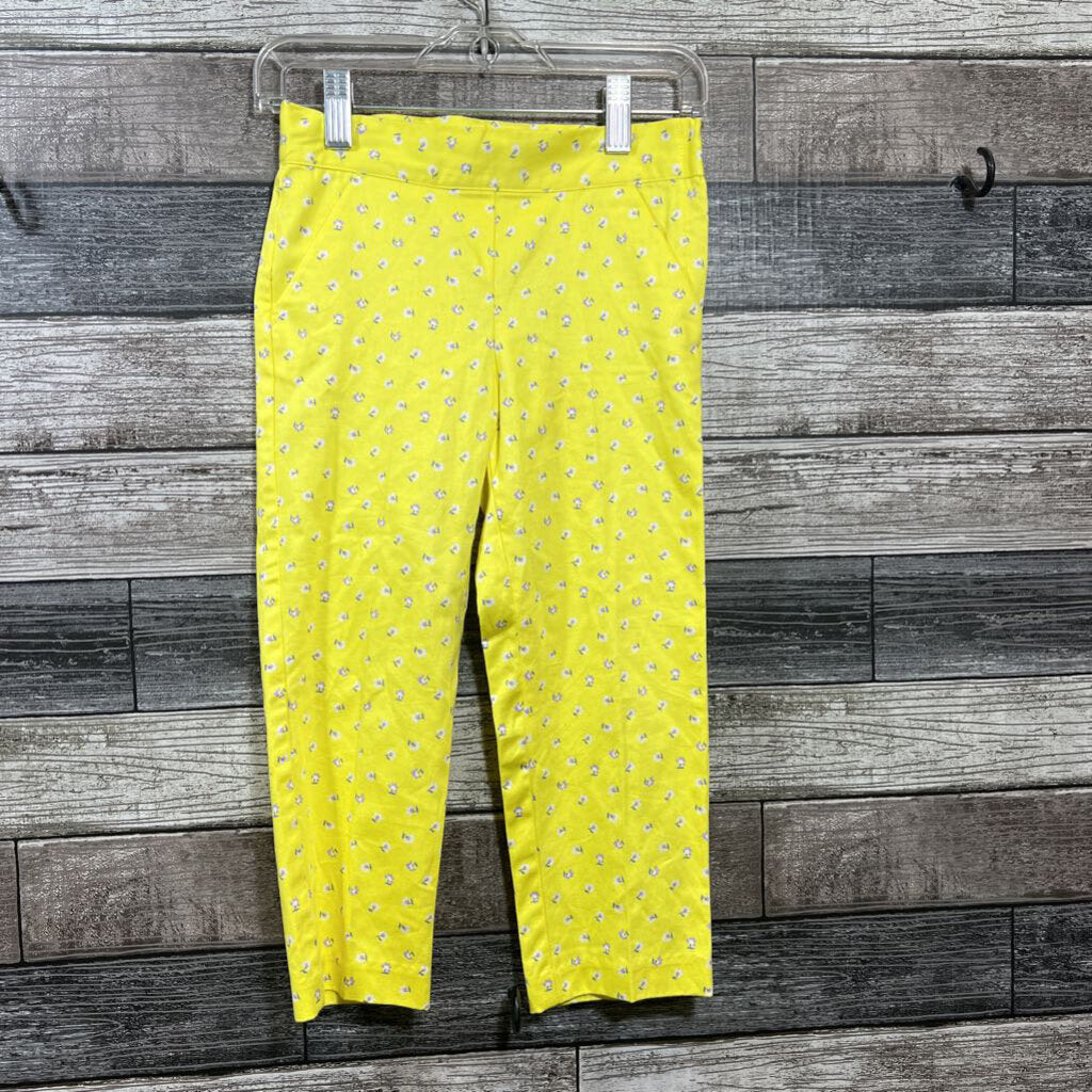 JANIE & JACK FLORAL CAPRI PANTS 6