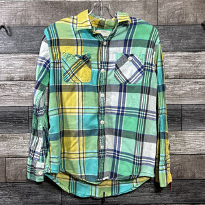 CREWCUTS FLANNEL BUTTON DOWN SHIRT 10