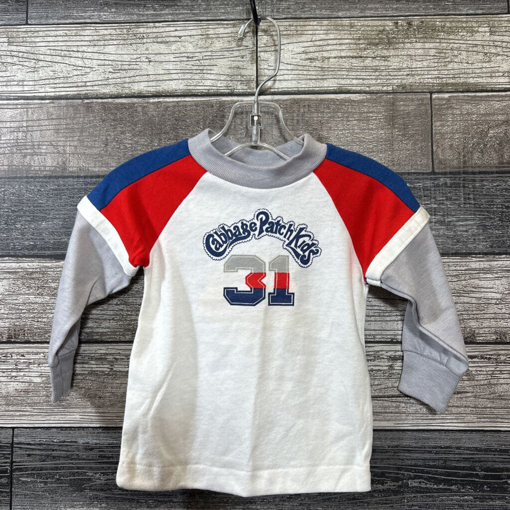 NWT VINTAGE CABBAGE PATCH KIDS LS SHIRT 18-24 MO