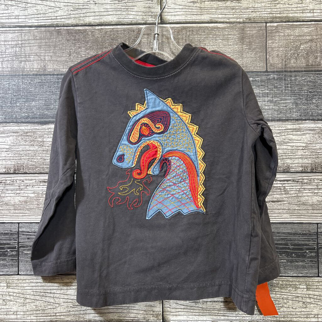 HANNA LS APPLIQUE T-SHIRT 100/ 4