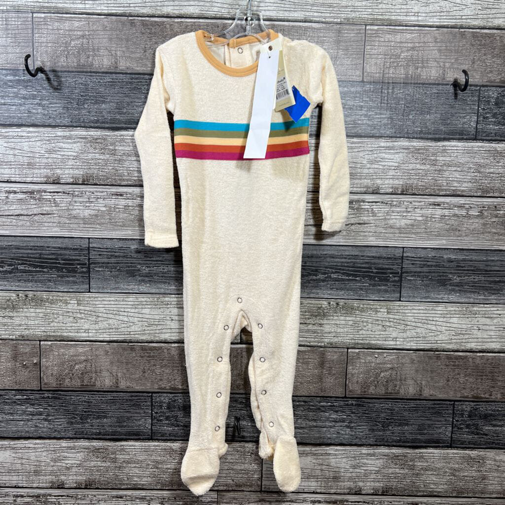 NWT L'OVED BABY TENNIS CLUB TERRY FOOTED ROMPER 12-18 MO