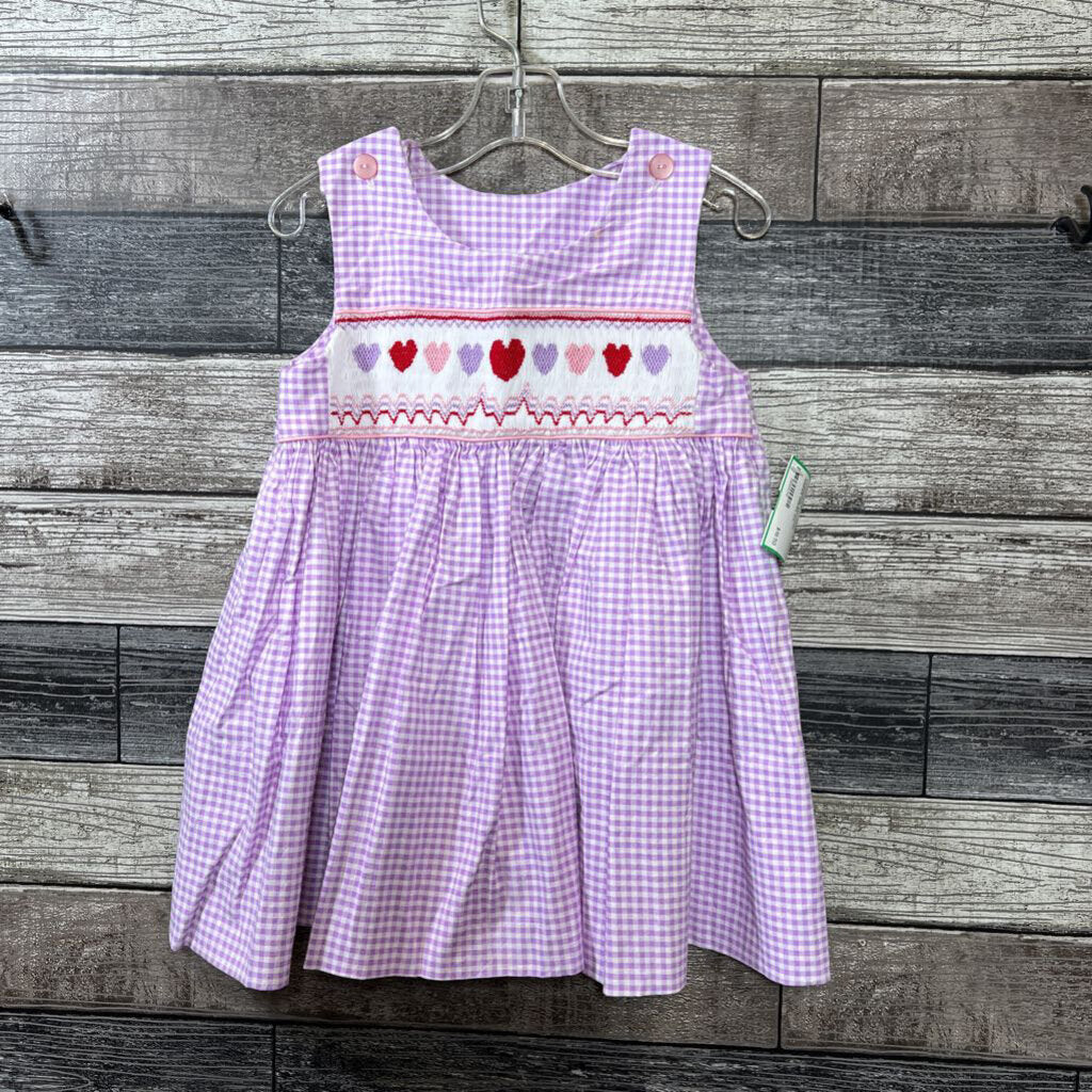 HANDMADE SMOCKED JUMPER DRESS 3/4