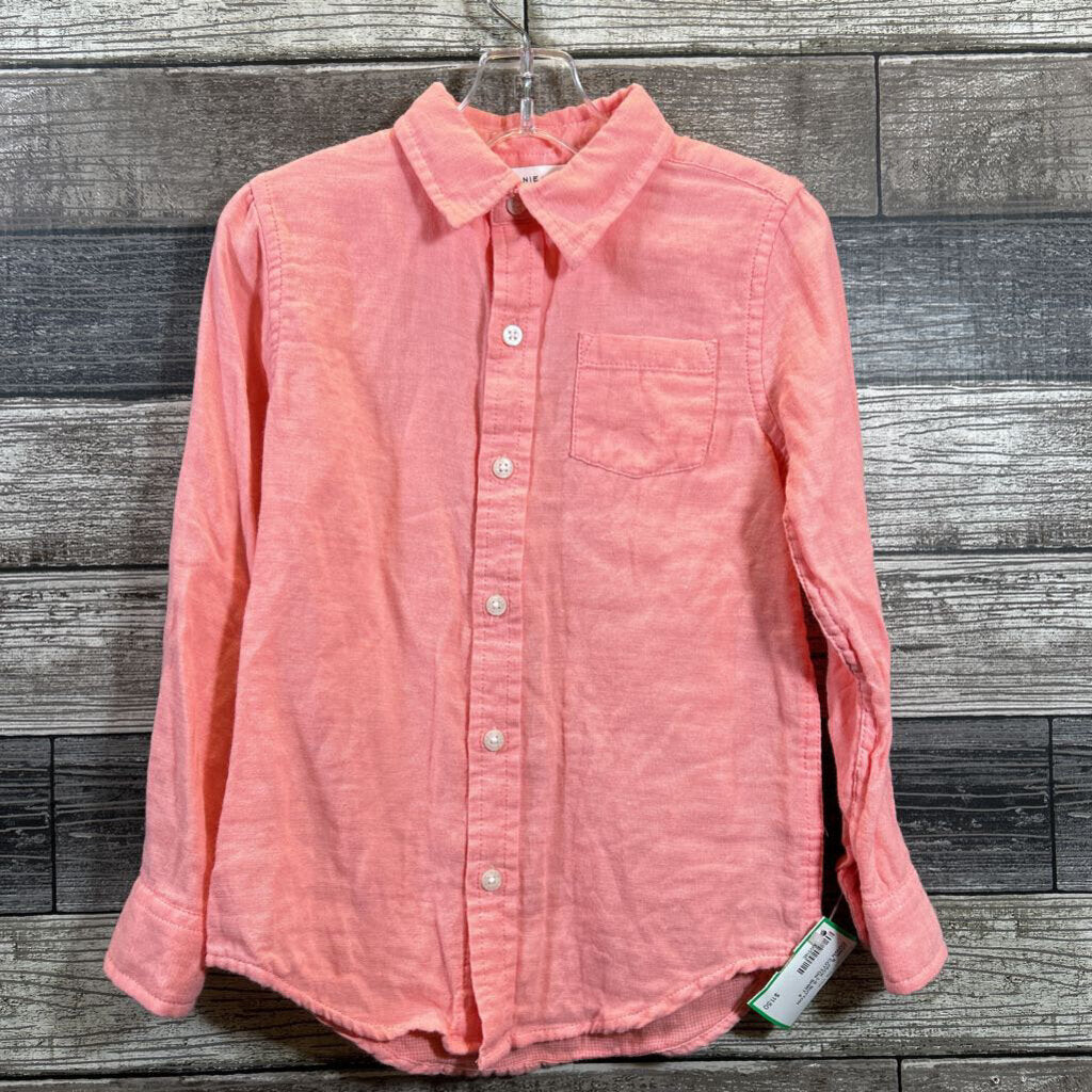 JANIE & JACK LS BUTTON DOWN COTTON SHIRT 4