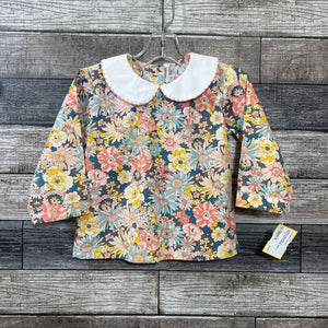 SWEET DREAMS LS COLLARED FLORAL SHIRT 2