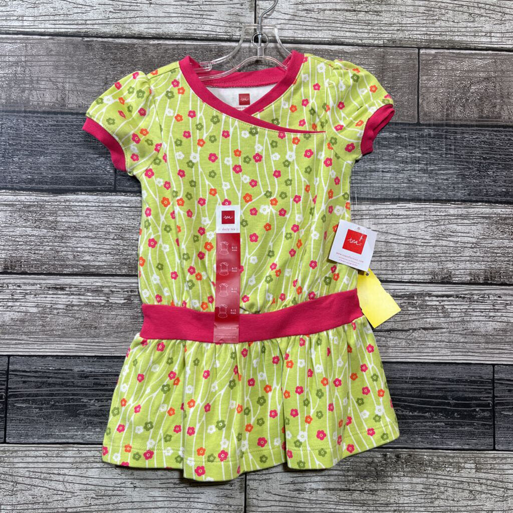 NWT FLORAL DRESS 6-12 MO