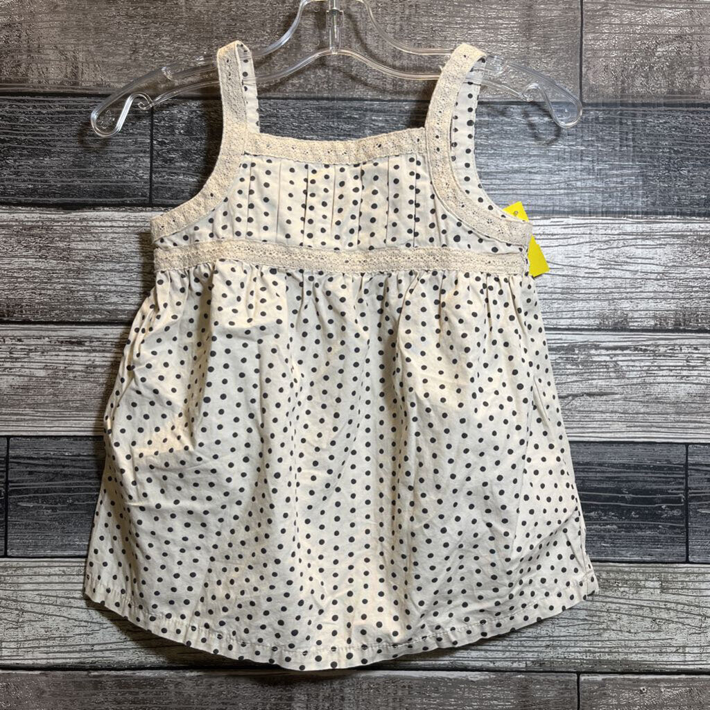 HANNA WOVEN COTTON DOTTED TANK 100 / 4