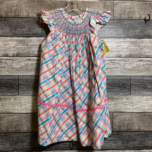 HANDMADE SMOCKED CAP SLEEVE DRESS 3/4