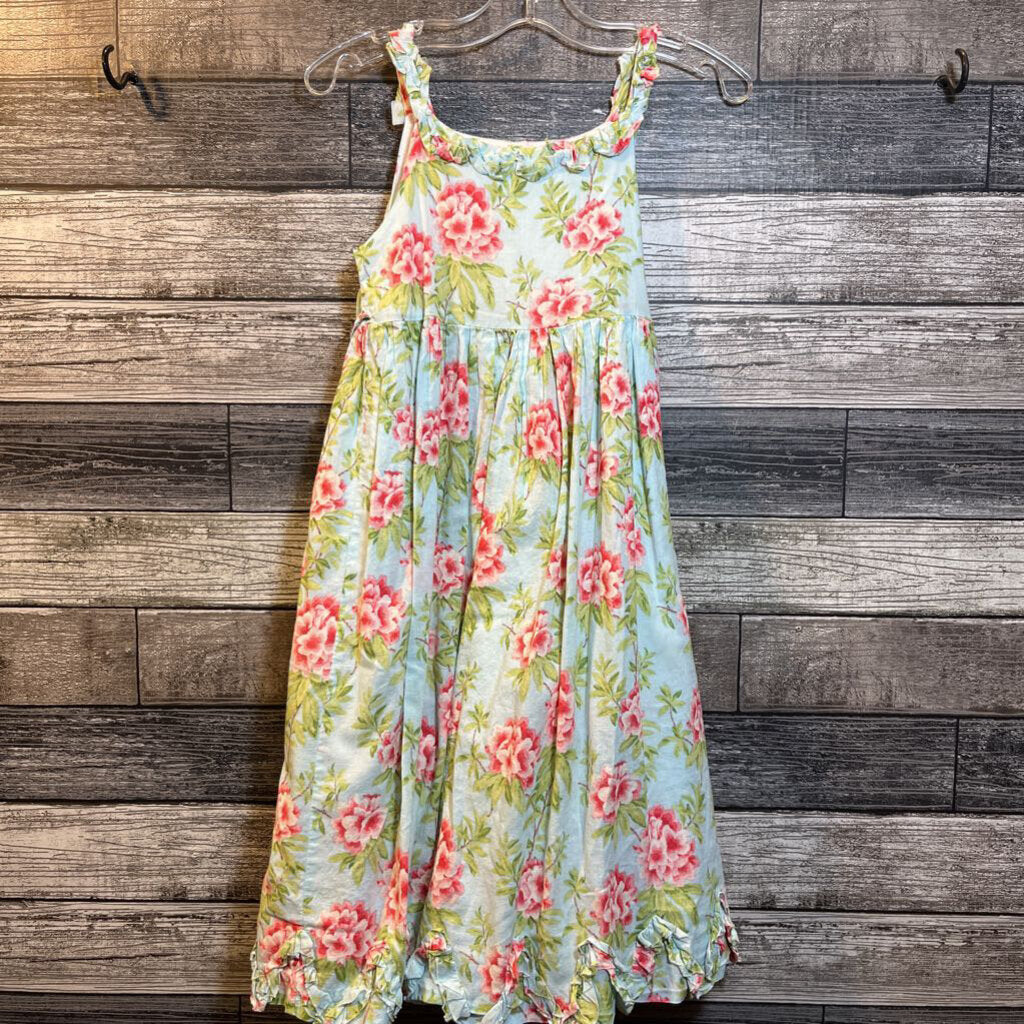 LAURA ASHLEY FLORAL LINED TANK DRESS 6