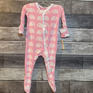 KICKEE PANTS BAMBOO FOOTIE PJ 3-6 MO