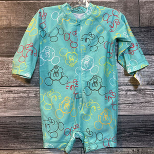 HANNA DISNEY LS RASH GUARD SWIMSUIT 60 / 3-6 MO