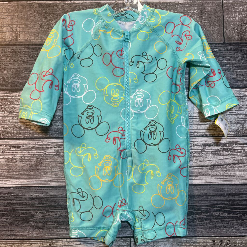 HANNA DISNEY LS RASH GUARD SWIMSUIT 60 / 3-6 MO
