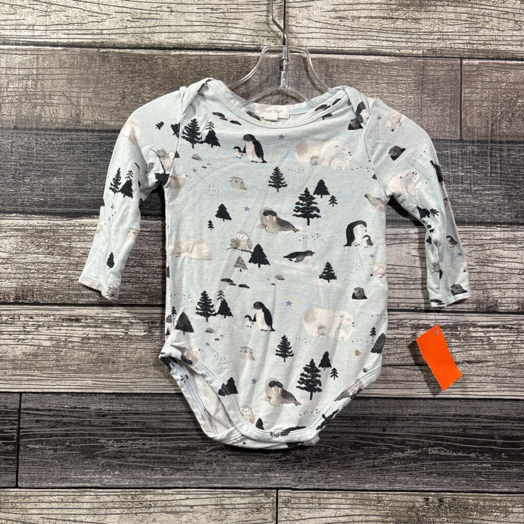 ANGEL DEAR LS BAMBOO BODYSUIT 3-6 MO
