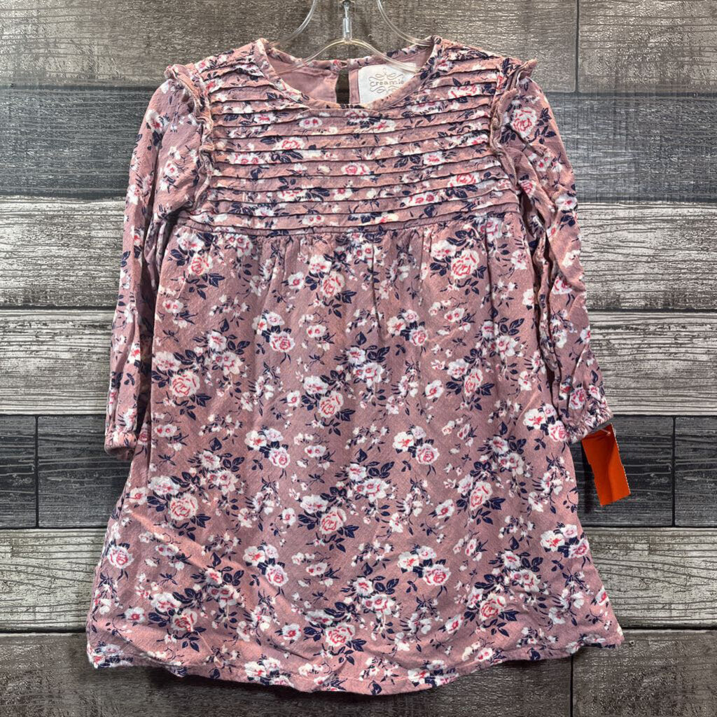 CREAMIE LS LINED FLORAL DRESS 2