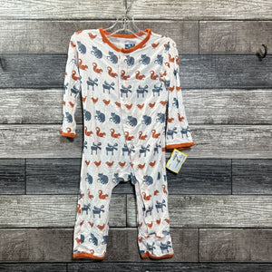 KICKEE PANTS BAMBOO PJ 6-12 MO