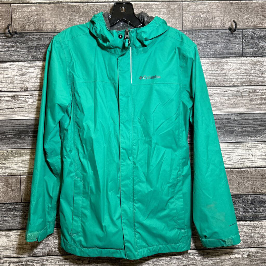 COLUMBIA OMNI TECH WATERPROOF RAIN JACKET 14 16