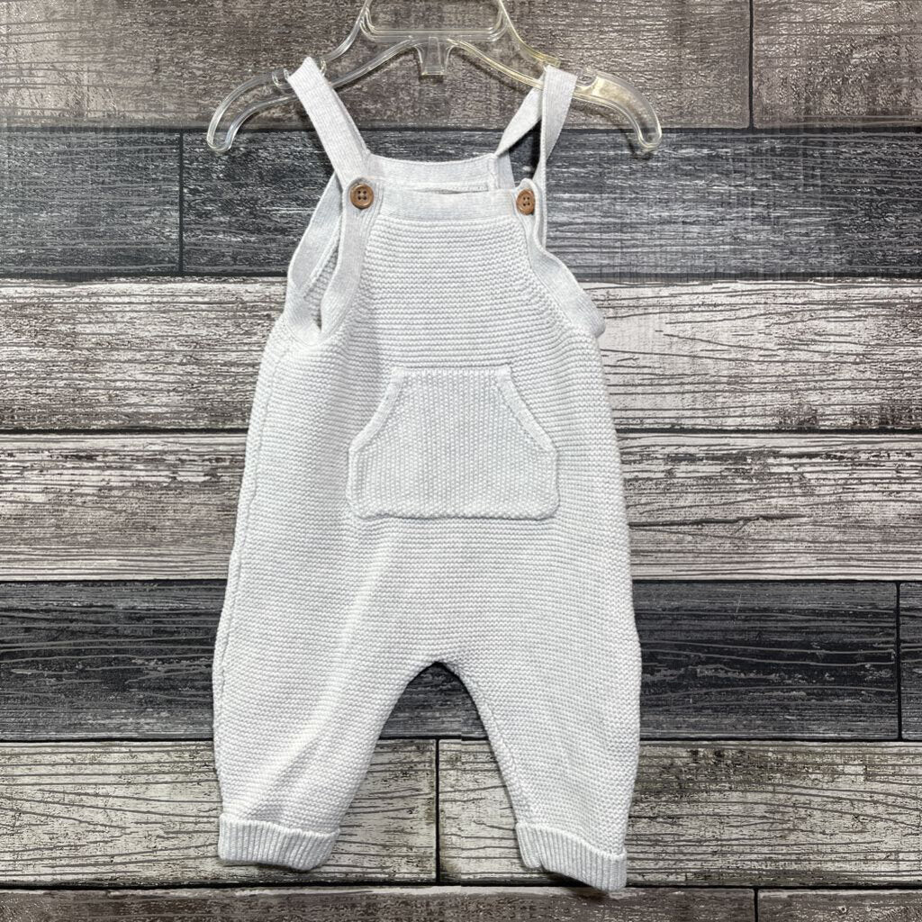 LITTLE PLANET ORGANIC KNIT OVERALLS 3 MO