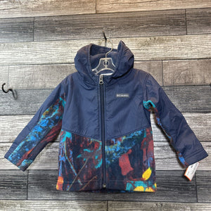 COLUMBIA MIXED MEDIA HOODED JACKET 18-24 MO