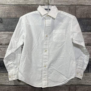 CHAPS WHITE LS BUTTON DOWN SHIRT 6