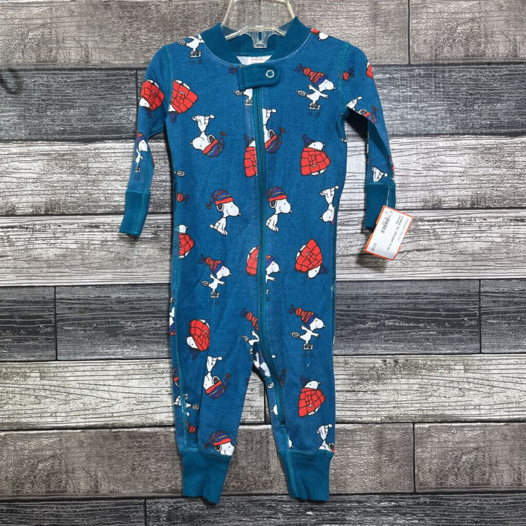 HANNA 1PC ORGANIC PEANUTS HOLIDAY PJ 60 / 3-6 MO