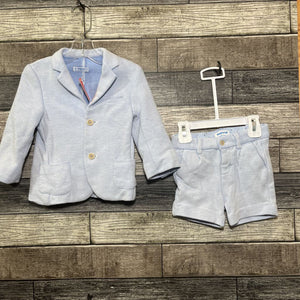 MAYORAL 2PC BLAZER + SHORTS 12 MO