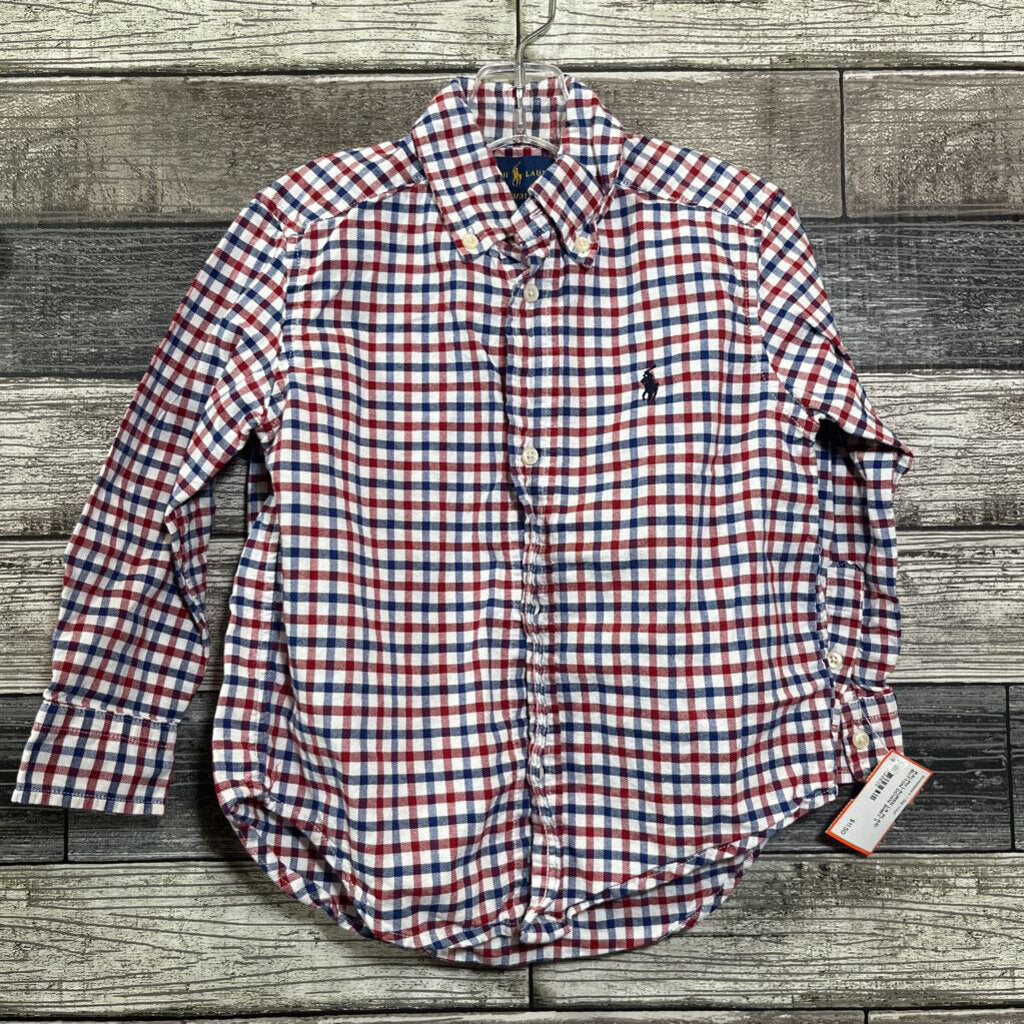 RALPH LAUREN LS PLAID BUTTON DOWN SHIRT 3