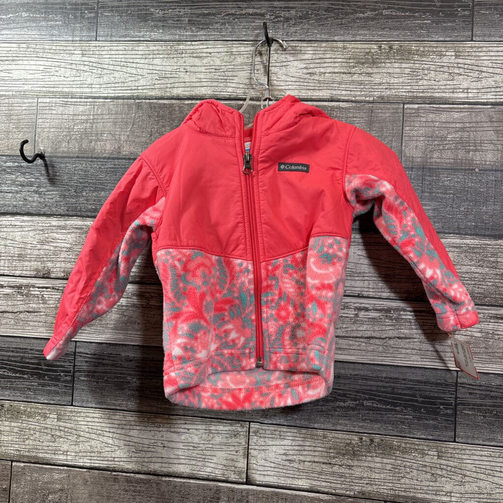 COLUMBIA MIXED MEDIA HOODED JACKET 18-24 MO