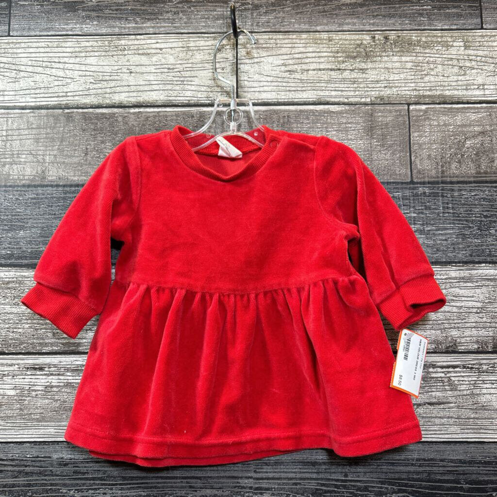 H&M VELOUR DRESS 3 MO