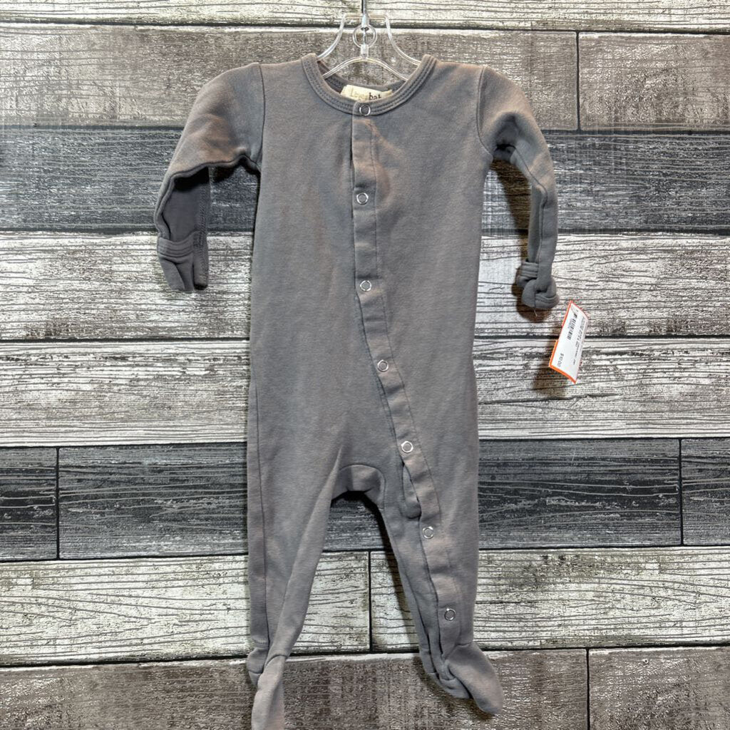 L'OVED BABY ORGANIC ZIP FOOTIE PJ 3-6 MO