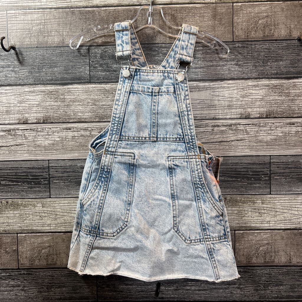 ZARA DENIM OVERALL DRESS 6