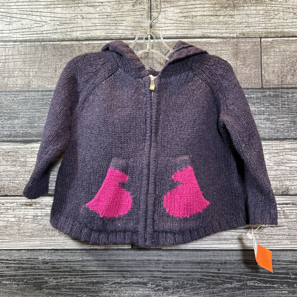 TUCKER + TATE FULL ZIP SWEATER HOODIE 12 MO