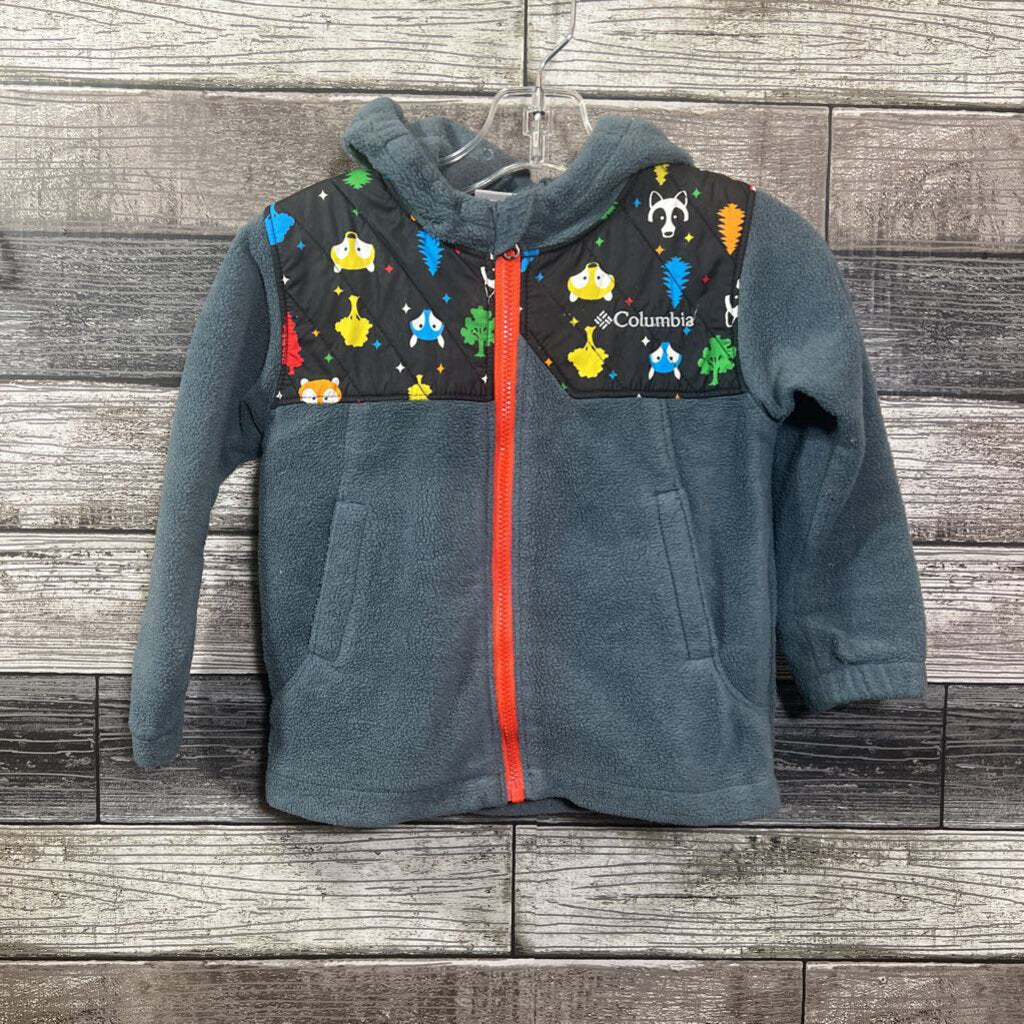 COLUMBIA HOODED MIXED MEDIA JACKET 2