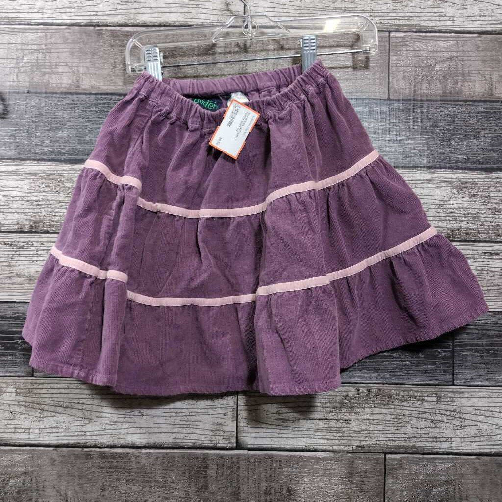 MINI BODEN CORDUROY TIERED SKIRT 3/4