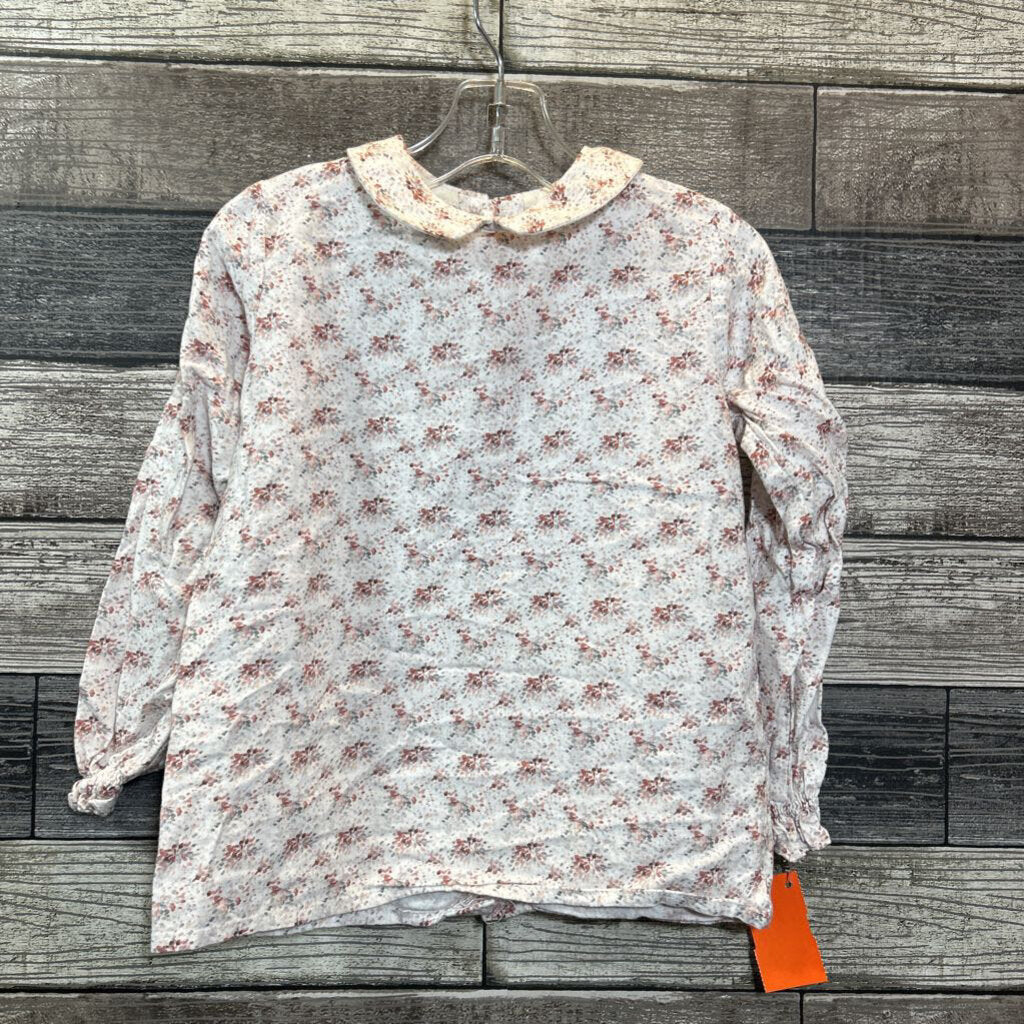 FLORAL LS COLLARED RAYON / COTTON SHIRT 5