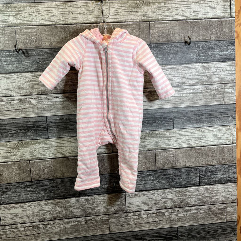 HANNA REVERSIBLE FLEECE STRIPED BUNTING 70 / 6-12 MO