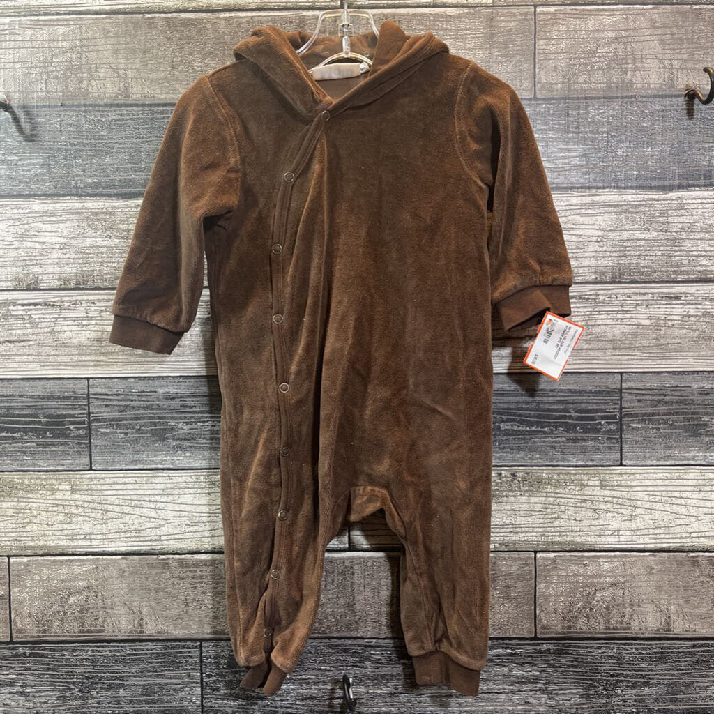 MOLO VELOUR HOODED ROMPER 9-12 MO