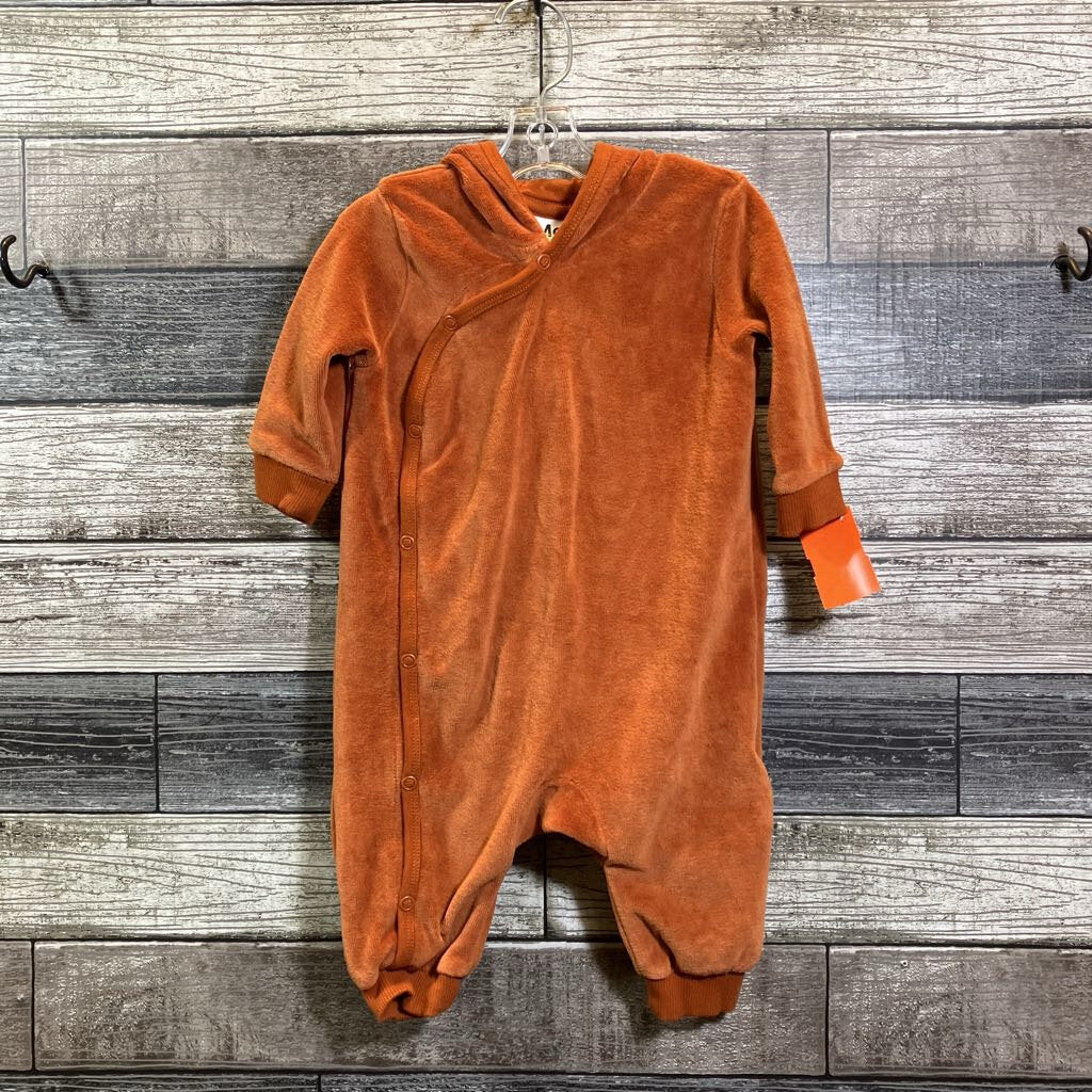 MOLO VELOUR HOODED ROMPER 3-6 MO