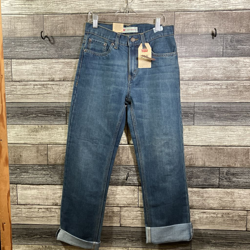 NWT LEVI'S 505 JEANS SLIM 14