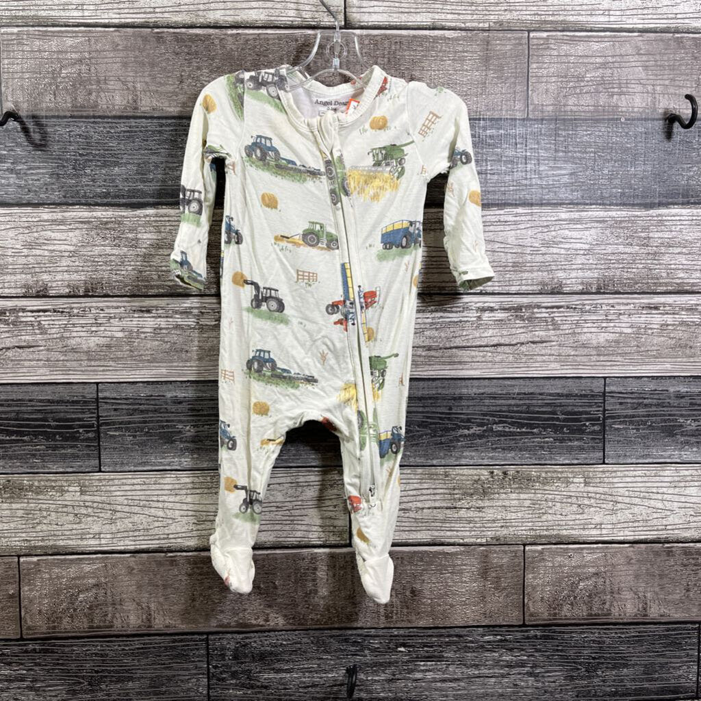 ANGEL DEAR FOOTIE BAMBOO PJ 0-3 MO