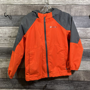 COLUMBIA FLEECE LINED RAIN JACKET 6/7