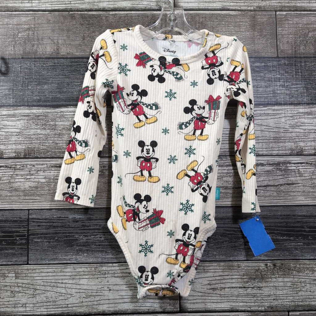 POSH PEANUT LS HOLIDAY BODYSUIT 18-24 MO