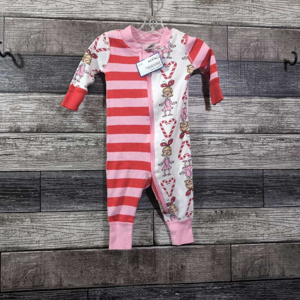 HANNA 1PC ORGANIC HOLIDAY PJ 50 / 0-3 MO