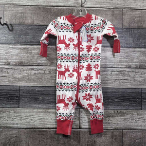 HANNA 1PC ORGANIC HOLIDAY PJ 50 / 0-3 MO