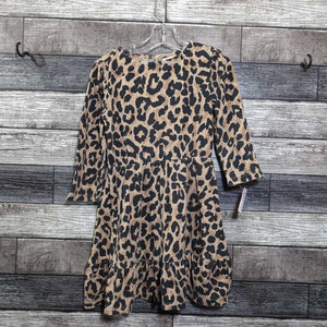 CREWCUTS ANIMAL PRINT LS DRESS 5