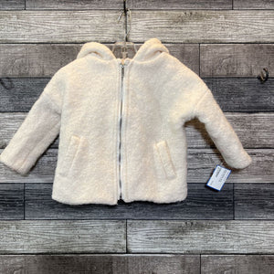 ZARA HOODED WOOL BLEND COAT 12-18 MO