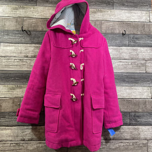 MINI BODEN HOODED WOOL BLEND FULL ZIP TOGGLE COAT 11/12