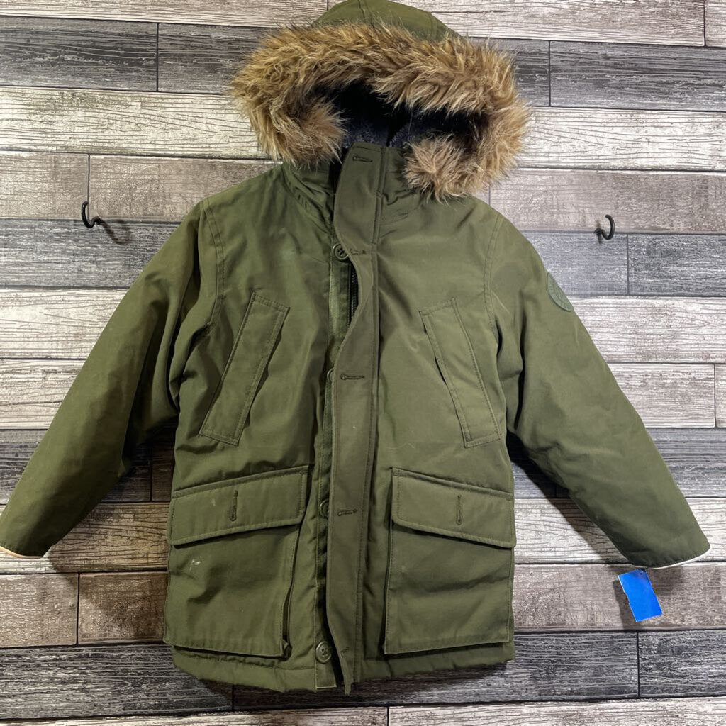 GAP INSULATED FAUX FUR HOODED PARKA 6/7