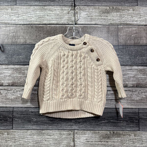 GAP CABLE KNIT SWEATER 6-12 MO