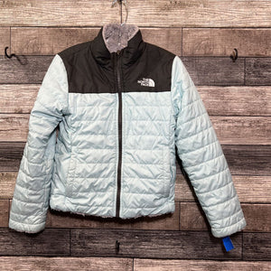 NORTH FACE REVERSIBLE FLEECE PUFFER JACKET 7/8