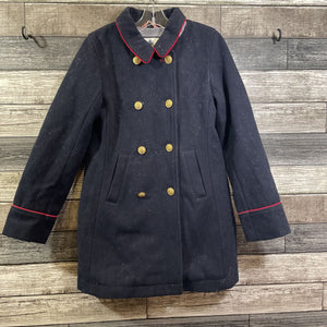 PETITE BATEAU WOOL NAVY PEACOAT 10